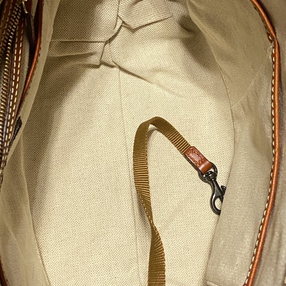 EUC Dooney & Bourke Pebble Grain Lg Black 30 Sac Hobo Shoulder Bag - Picture 8 of 12